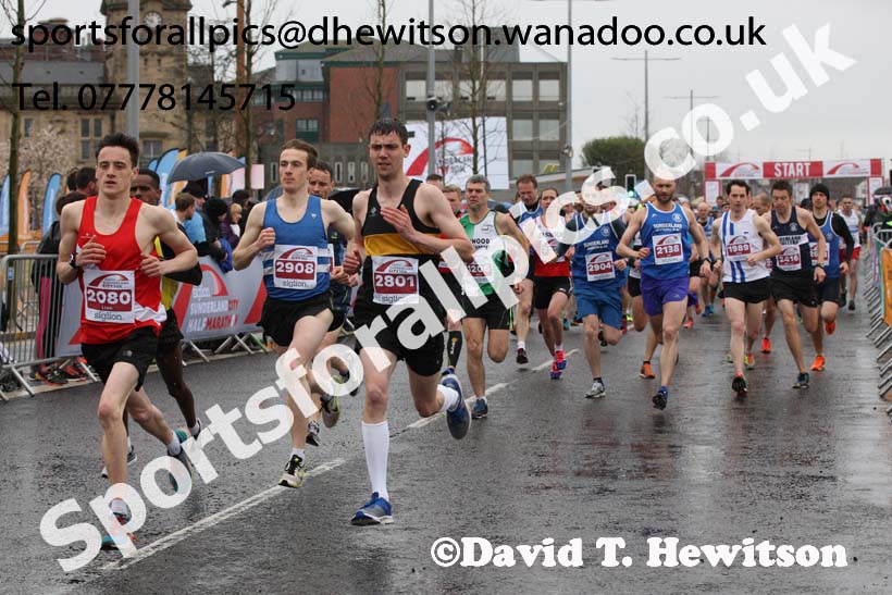 Sunderland City Half 10k, Sunderland City Half Marathon and 10k. Photo: David T. Hewitson/Sports for All Pics